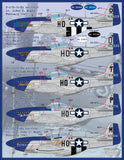 Furball 1/32 decals Meyer's Maulers 487th Fighter Sq. P-51 B/Ds Part I 32-006