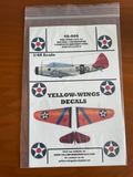 Yellow Wings Decals 1:48 TBD Devastator #YWD48006 for Monogram, Revell, etc