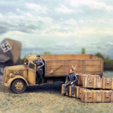 SOL 1/48 scale resin cast Opel Blitz German Truck kit - MM067