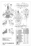 Hi-Decal Line 1/48 decal set for Su-27 Flanker B - 48-003