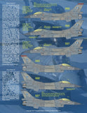 TwoBobs 1/48 scale F-16C/D Hellenic Falcons decal sheet - 48-224