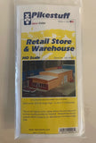 RIX Pikestuff HO Scale Retail Store & Warehouse - Assembly kit #541-0007