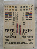 Microscale 1/48 scale 6 decal lot F-4, F-111, F-15, A-7D, etc