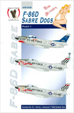 Eagle Strike 1:48 scale F-86D Sabre Dogs, Part I decals for Revell - 48068