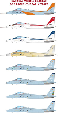 Caracal Models 1/48 decals CD48150 - F-15 Eagle - The Early Years for Hasegawa