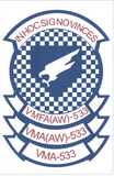 MAW 1/48 scale decals Night Hawks History - 48-MAW-004