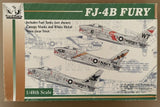 Grand Phoenix 1/48 scale FJ-4B Fury aircraft kit - KT003