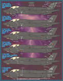 Furball 1/48 decals F-35 Anthology Part VIII Decals for the Tamiya - 48-102