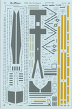 Aeromaster 1/48 scale S-3B/ES-3A Lo Vis Stencil decal sheet - 148-031
