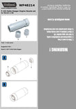 Wolfpack 1/48 Resin F-102 Delta Dagger J57 Engine Nozzle for Revell - WP48214