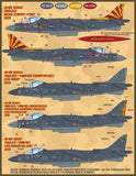 Furball 1/48 decals USMC Jump Jets Pt II Options for 16 AV-88 Harrier IIs 48-100