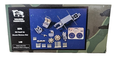 Verlinden 1/48 Scale B-25 Detail Set for Accurate Miniatures kit #1574 - NOS