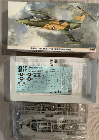Hasegawa 1/48 scale F-104C Starfighter Vietnam War kit 09410
