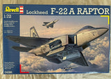 Revell 1/72 scale 3 kit combo: F-15, F-16C and F-22 Raptor kits #04627/33/86