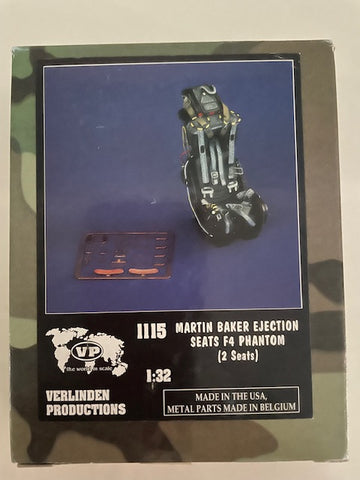 Verlinden 1/32 scale 2 Martin Baker Ejection Seats F4 Phantom #1115 - NOS