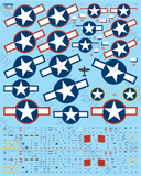 Fundekals 1/48 decals P-47 Thunderbolts for Tamiya - 48041