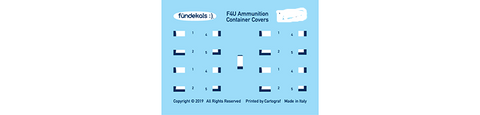 Fundekals 1/48 scale F4U Ammo Container Covers - FUN48020