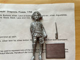 Real Models Metal Figure Officer of the 12th Regiment von Kalcreuth 1756 - NOS