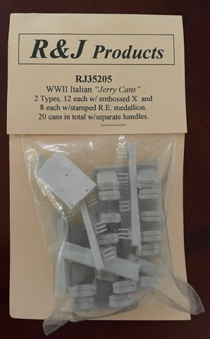 R & J Products 1/35 WWII Jerry Cans - RJ35205