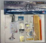 Tamiya 1/350 scale Bismarck Battleship kit 78013 and ArtWox accessories (bundle)