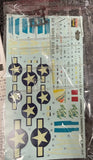 Hasegawa 1/48 P-47D Thunderbolt Razorback CLEAR PARTS, DECALS & INST ONLY 09057