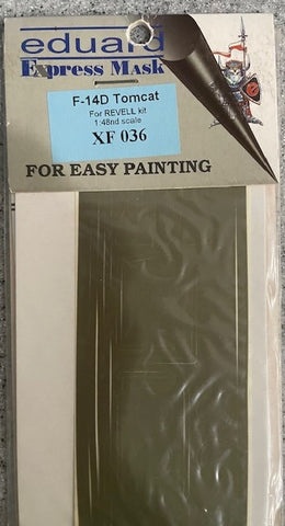 Eduard 1/48 paint mask for F-14D Tomcat by Revell - XF036 old stock