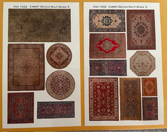 Uschi - #2 Carpet decals for dioramas or rolled up - #1032 bare metal foil incl Uschi - #2 Carpet decals for dioramas or rolled up - #1032 bare metal foil incl