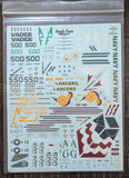 Dash Two 1/32 decals 32-001 Whidbey Growler CAGS E/A-18G Growlers for Trumpeter