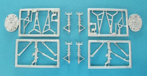 Scale Aircraft Conversions 1/48 scale Fouga Magister Landing Gear for Kinetic - 48257
