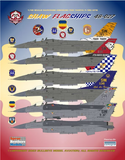 Bullseye 1/48 Decals Shaw Flagships F-16C Fighting Falcon 48027 - Gral Dynamics
