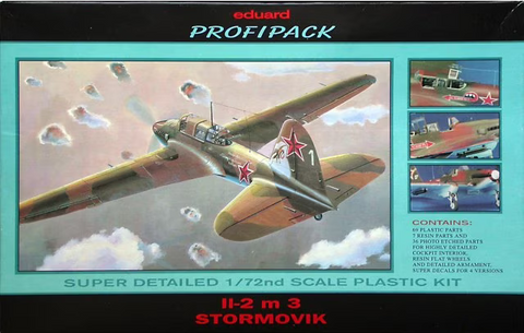 Eduard 1/72 scale Il-2m3 Stormovik ProfiPack edition - 7011 NOS