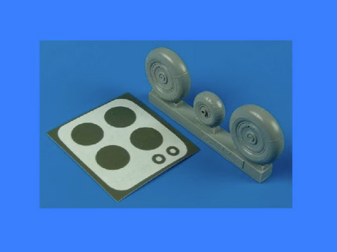 Aires 1/48 scale He 162 wheels + paint mask for Tamiya - #4326