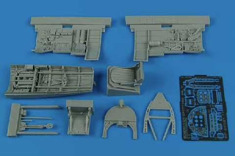 Aires 1/48 scale Spitfire Mk.V cockpit set for Tamiya - #4458