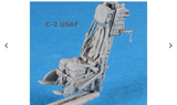 Hypersonic 1/48 C-2 Ejection Seat, single for Kinetic F-104 S/R2 Mainly USAF - HSMR48070-4