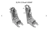Hypersonic 1/48 C-2 Ejection Seat, 2 seater for Kinetic F-104 S/R-2 - HSMR48071-4