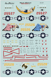 Aeromaster 1/48 scale Best Sellers Black Widows, Part II decals - 48-629