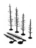 Woodland Scenics Realistic Tree Kits Pine Trees 4pack Bundle - TR1106/1124/1125