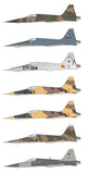 Caracal 1/48 scale Northrop F-5A Freedom Fighter decals - CD48015