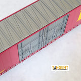Tangent HO 25046-02 DT&I Del. 1970 Magenta 86′ DPD Box Car Rd# 26817