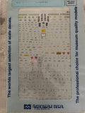 Microscale 1/48 scale 6 decal lot F-4, F-111, F-15, A-7D, etc