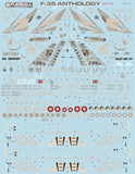 Furball 1/48 decals F-35 Anthology Part VII Decals for the Tamiya - 48-101