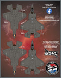 Furball 1/48 decals F-35 Anthology Part VII Decals for the Tamiya - 48-101