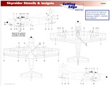 Cutting Edge 1:48 scale Skyraider AD-3/4/6/7 & A-1H/J decals - CED48099