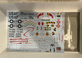Hasegawa 1/48 scale F-104C Starfighter USAF kit 07219 inner bags sealed