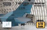 Wolfpack 1/72 Resin F-16C F110-GE-129 Engine Nozzle set for Tamiya - WP72076