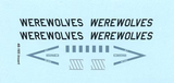 TwoBobs 1/48 scale F/A-18C Werewolves of Beaufort decal sheet - 48-185