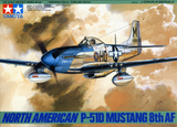 Tamiya 1/48 scale NA P-51D Mustang 8th AF aircraft kit 61040