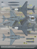 TwoBobs 1/48 scale AV-8B Yuma Nightmares decal sheet - 48-222
