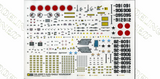 DXM 1/48 scale JASDF F-15J/DJ Eagle Aggressor decals - DXMD-48001