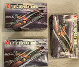 AMT 1/48 scale F-4C/D Phantom II #8875 - 3 kit bundle please read description